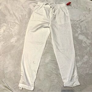 NWT Joe Fresh white linen pants